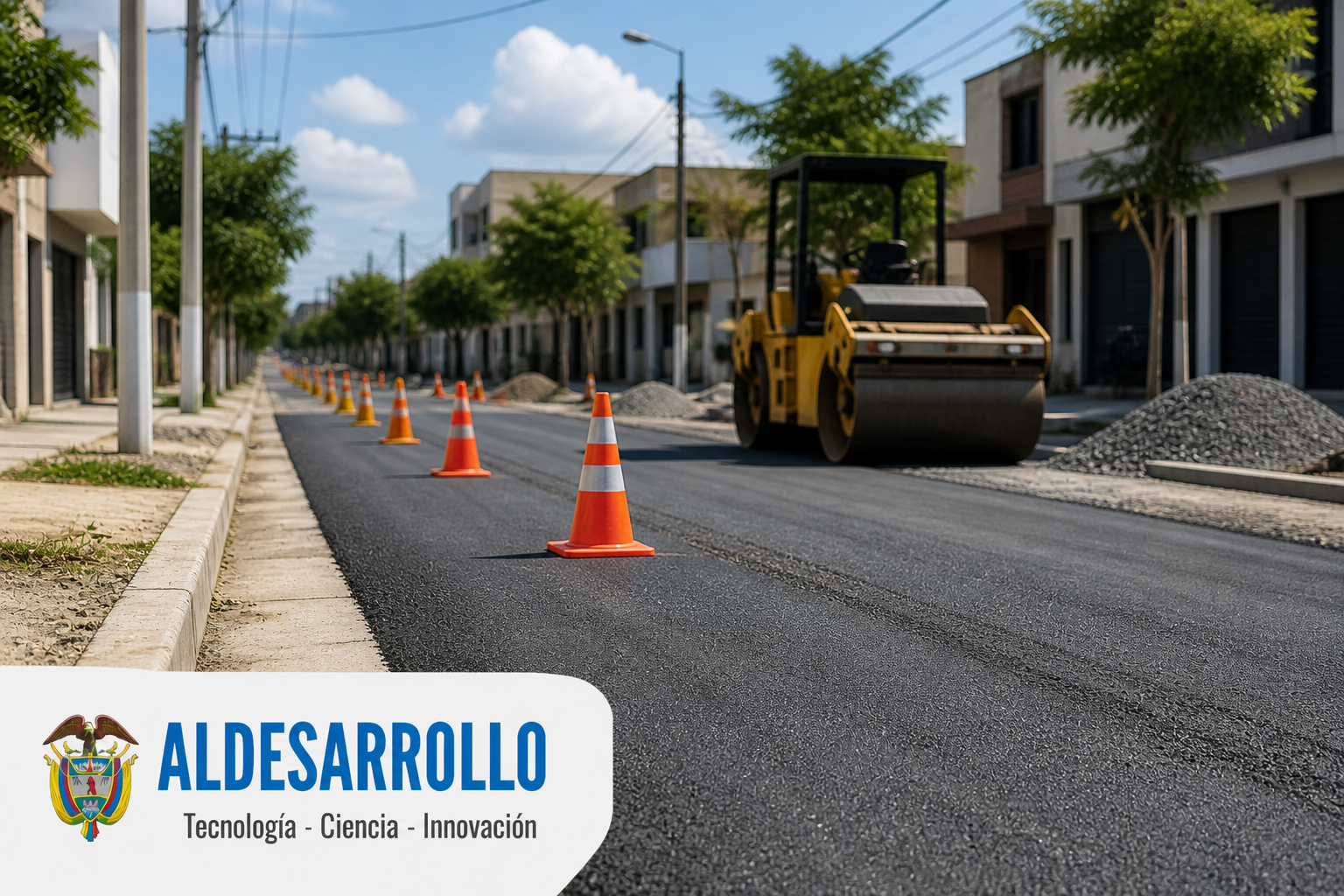 ALDESARROLLO inició proceso para mejorar vía urbana El Matadero en Granada, Cundinamarca
