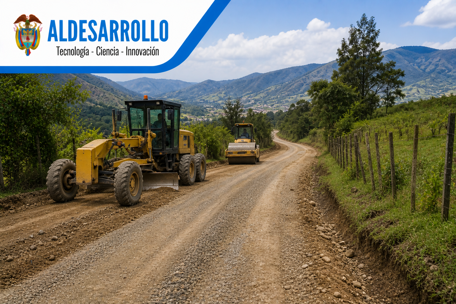 ALDESARROLLO impulsó mejoramiento de vías terciarias en Pandi con inversión de regalías