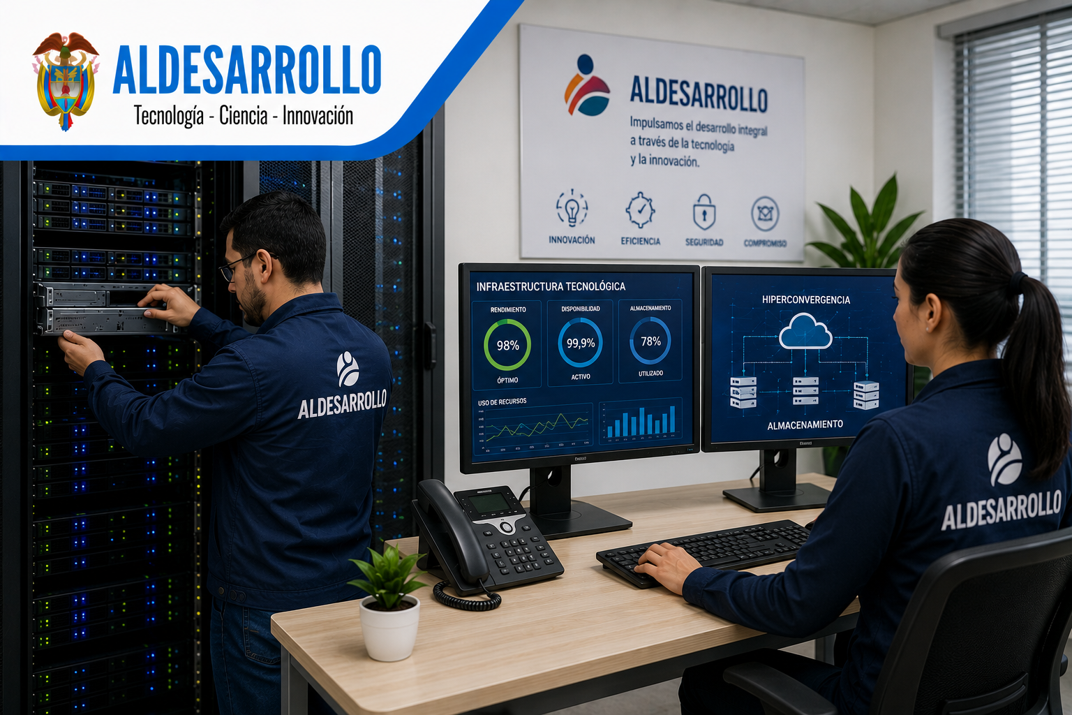 ALDESARROLLO impulsó megaproyecto tecnológico para modernizar su infraestructura institucional