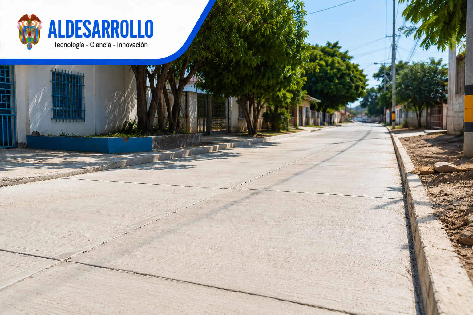 ALDESARROLLO impulsó pavimentación urbana en Pivijay para mejorar la movilidad en el barrio Las Mercedes