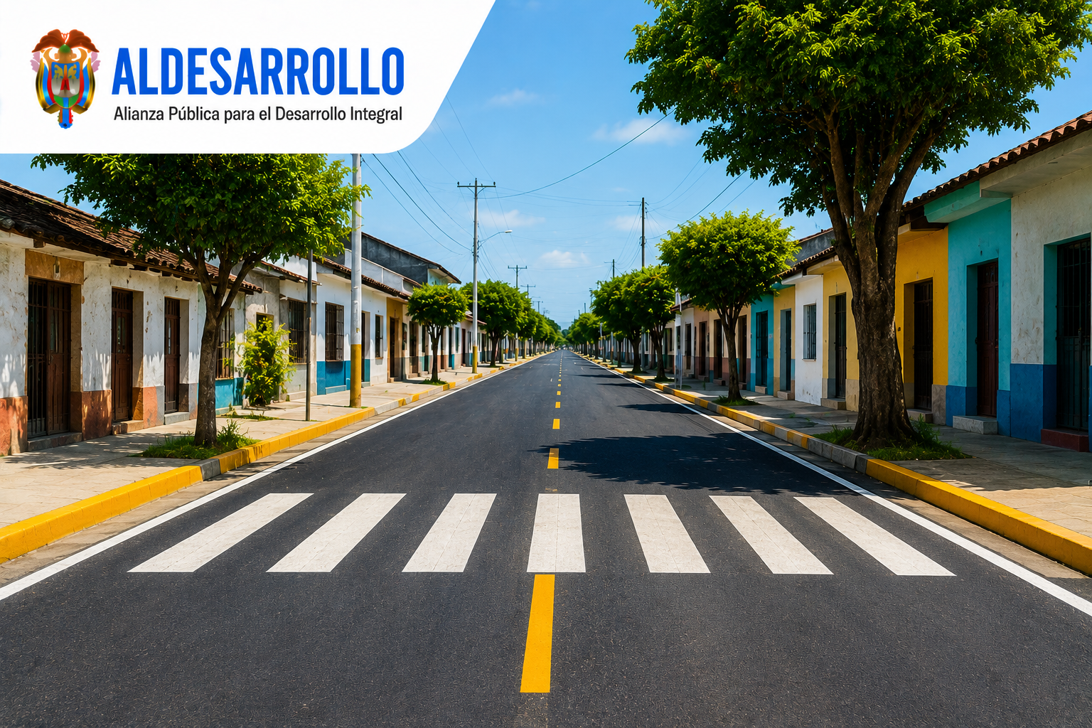 ALDESARROLLO impulsó pavimentación urbana en Salamina con inversión de $1.115 millones