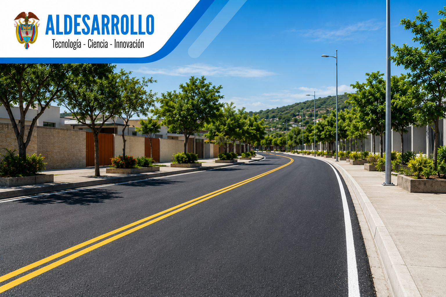 ALDESARROLLO impulsó pavimentación vial en San Alberto, Cesar, para fortalecer la infraestructura urbana