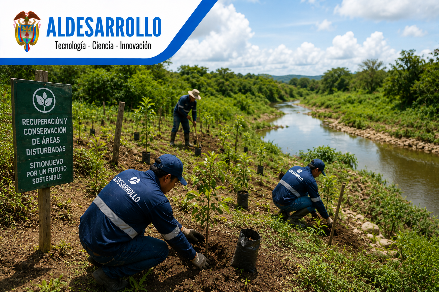 ALDESARROLLO impulsó proyecto ambiental en Sitionuevo para recuperar áreas afectadas