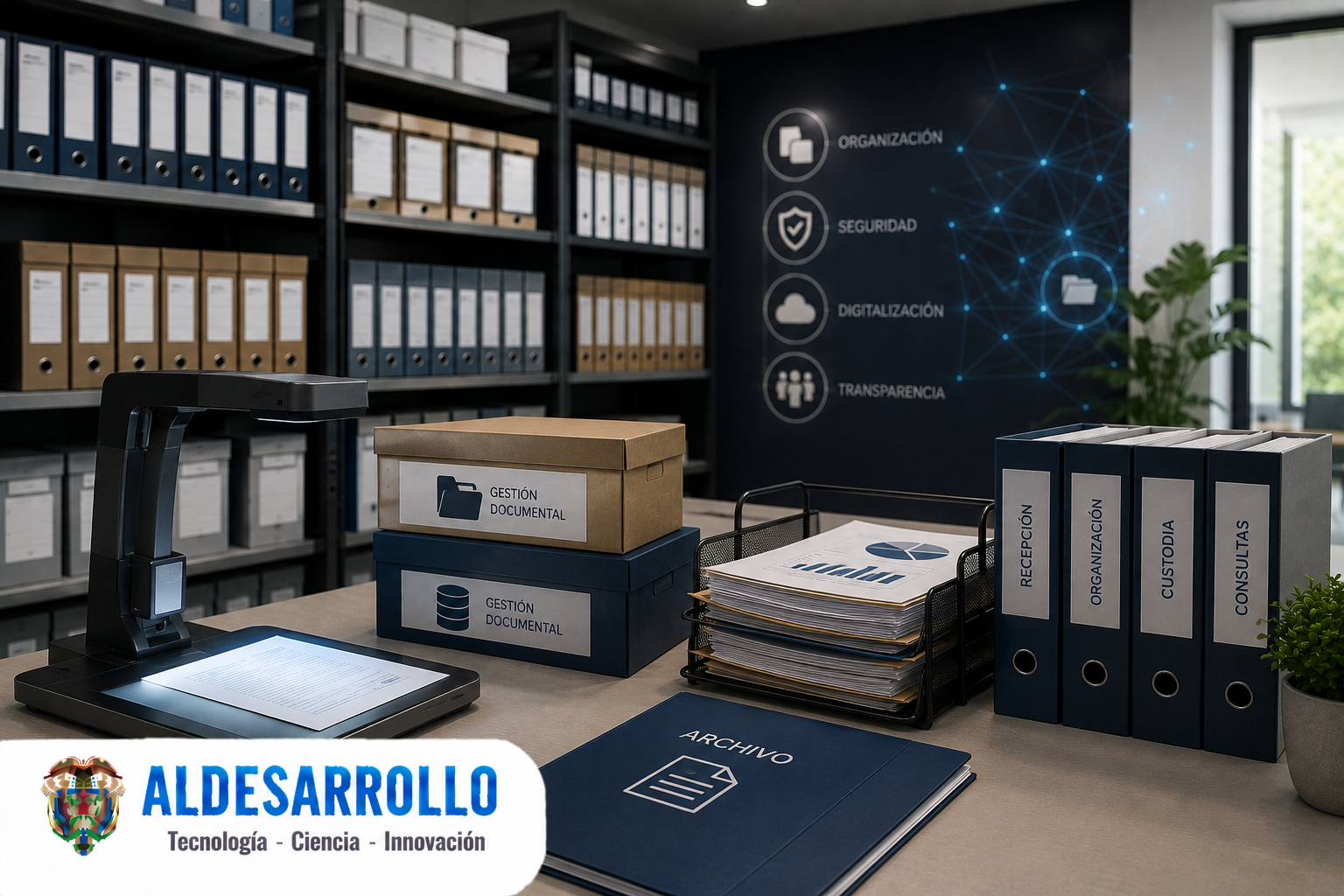 ALDESARROLLO abre proceso para fortalecer gestión documental con servicios especializados