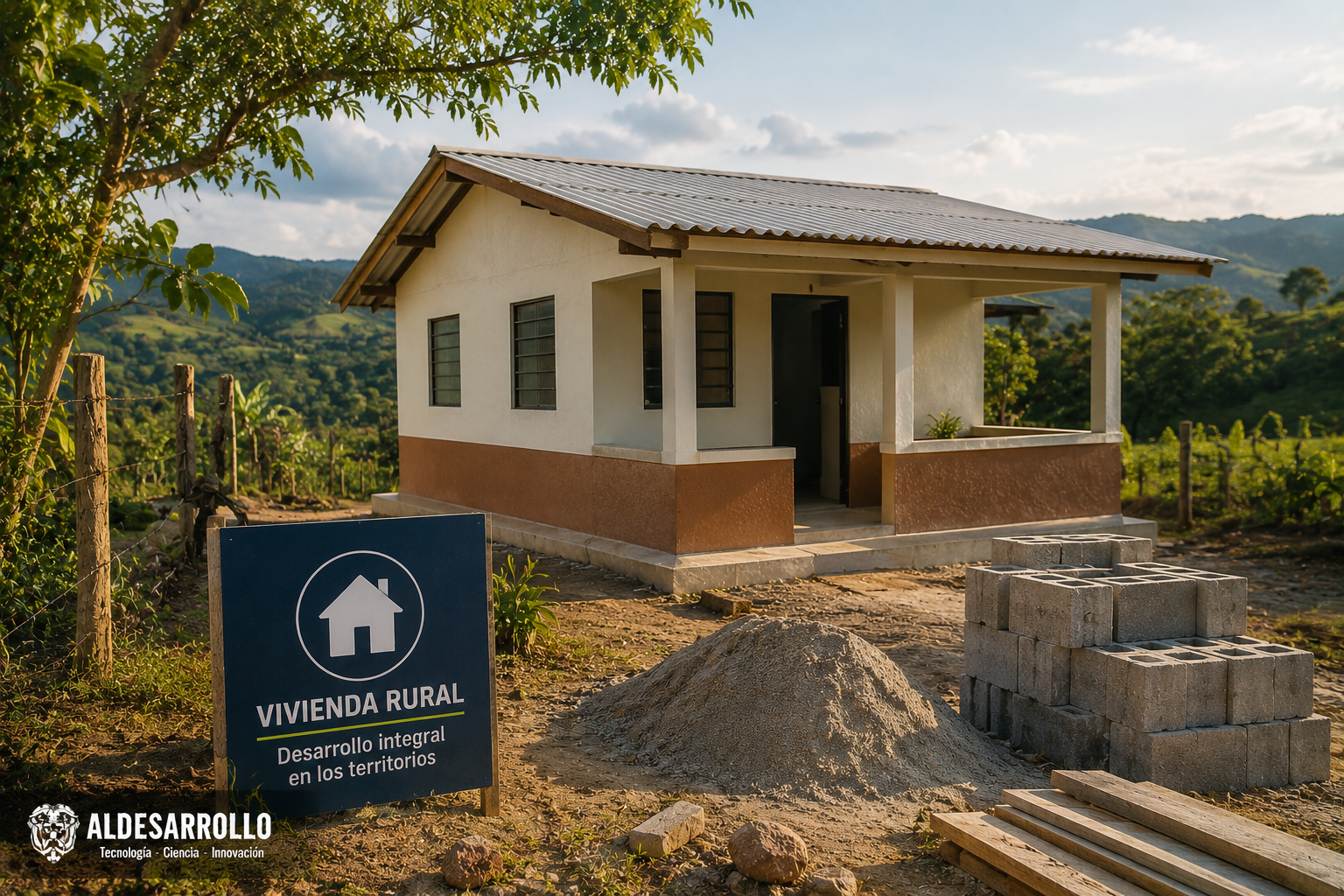 ALDESARROLLO impulsa vivienda rural en Simacota con proceso de contratación